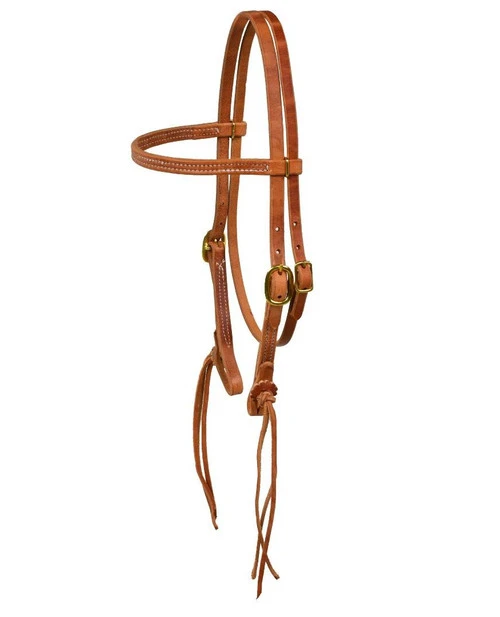 Berlin Leather Rattlesnake Brow Headstall 3 Berlin Leather Rattlesnake Brow Headstall