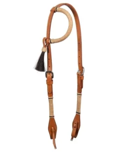 BLR Rawhide Round One Ear Headstall