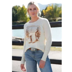 Cruel Denim Roper Graphic Lightweight Sweater