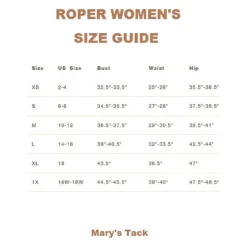 Roper Support Your Local Girl Gang Tee -Royal Horse Outfitters roper womens size guide 67460.1741984778