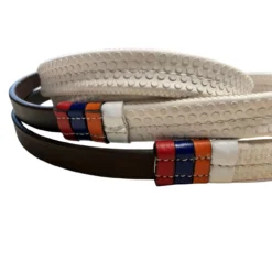 DziaSport Rubber Reins With Clips -Royal Horse Outfitters rubber reins clips white side dzia sport 27392.1733448938