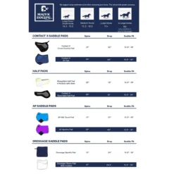 Majyk Equipe High Loft Fleece Correction Half Pad 13 Majyk Equipe High Loft Fleece Correction Half Pad -Royal Horse Outfitters saddle pad size chart majyk equipe 97504.1743006647
