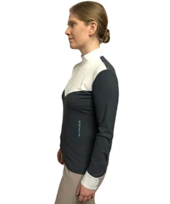 Struck Series 2 Long Sleeve Show Shirt -Royal Horse Outfitters series 2 show shirt LS titanium logo side struck 48393.1721403610