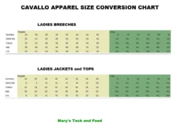 Cavallo Cheyenne Mobile Breeches Full Grip -Royal Horse Outfitters size chart cavallo apparel 47510.1729202687
