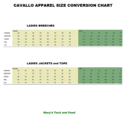 Cavallo Calimera Full Grip Mobile Breeches -Royal Horse Outfitters size chart cavallo apparel 79647.1729290595