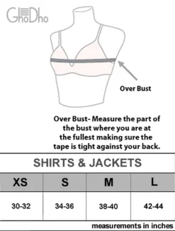 GhoDho Camden Competition Shirt -Royal Horse Outfitters size chart updated tops gho dho 95216.1712845373