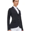 Cavalleria Toscana Smoking Riding Jacket -Royal Horse Outfitters smoking jacket black front GGD041 JE218 9999 CT 70272.1712845179