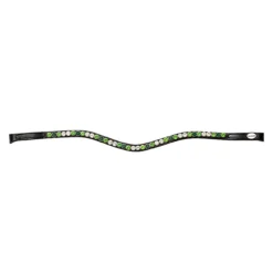 Kavalkade BC2 Snow Drop Browband -Royal Horse Outfitters snow drop browband black green white full 20248 02 kavalkade 13583.1733506947