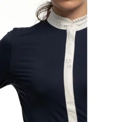 Goode Rider Star Of The Show LS Shirt -Royal Horse Outfitters star of show shirt LS sapphire placket 18166 goode rider 02857.1747095550