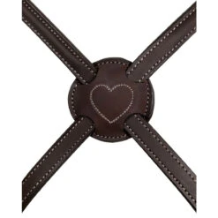 Belle & Bow Sweetheart Figure 8 Noseband -Royal Horse Outfitters sweetheart figure 8 noseband center detail bellebow 69531.1728667594