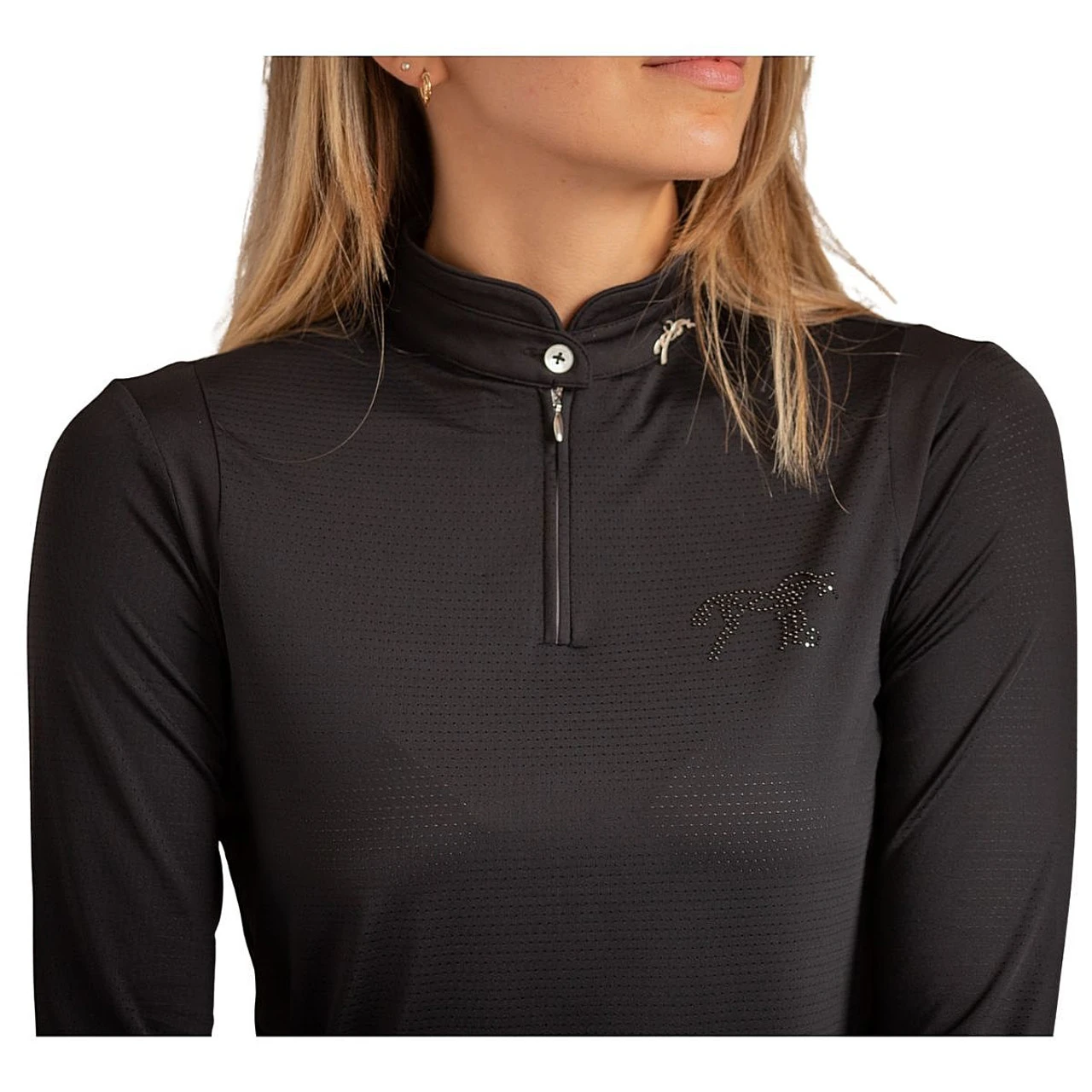 PÉNÉLOPE Pénélope Techpy 1/4 Zip LS Polo Shirt 5 PÉNÉLOPE Pénélope Techpy 1/4 Zip LS Polo Shirt - Image 3