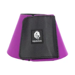 Equinavia Toki Neoprene Overreach Boots -Royal Horse Outfitters toki neoprene bell boot purple detail front E18009 BPU equinavia 07757.1746066385