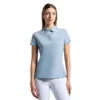 Cavalleria Toscana Training Polo | Blue Fog -Royal Horse Outfitters training polo SS gathered back blue fog front untucked POD391 JE022 7O00 CT 83001.1741655681