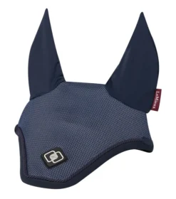 LeMieux Ultra Mesh Fly Hood -Royal Horse Outfitters ultra mesh fly bonnet navy front 4832 lemieux 01710.1646167555