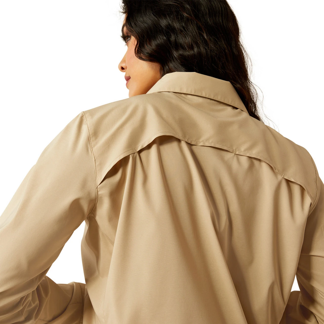 Ariat VentTEK Stretch Shirt White Pepper 6 Ariat VentTEK Stretch Shirt White Pepper - Image 4