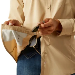 Ariat VentTEK Stretch Shirt White Pepper 12 Ariat VentTEK Stretch Shirt White Pepper -Royal Horse Outfitters ventek button down ls wht.pepr detail front 10055199 ariat 58920.1736903002