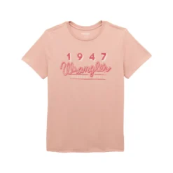 Wrangler Vintage 1947 Misty Rose Tee -Royal Horse Outfitters vintage 1947 tee msty.ros hero 112354360 wrangler 44536.1727225687