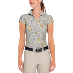 Kastel Denmark Vintage Jacobean Cap Sleeve Shirt