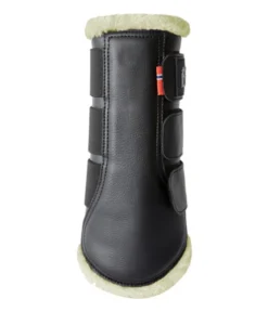 B Vertigo Wellington Fleece Brushing Boots -Royal Horse Outfitters wellington brushing boots inside black 19268 BL BV 62753.1678562798