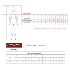 Animo Lang Show Jacket -Royal Horse Outfitters womens top measure guide animo 16525.1750199145