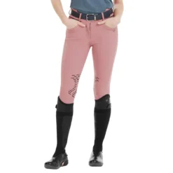 Horse Pilot X-Design Knee Patch Breeches -Royal Horse Outfitters x design kp breeches mesa pink front XDE120 horse pilot 28848.1734831942