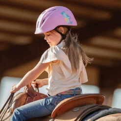 Troxel Youngster Helmet -Royal Horse Outfitters youngster helmet pink unicorn lifestyle54001 751 troxel 23970.1746828383